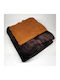 Κουβέρτα Sherpa Διπλή 200x230εκ. Καφέ