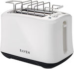 Raven Toaster 2 Schlitze 800W Weiß