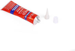 Idealstore Red Silicone Sealant Capacity 85g Resistant Up To 343 Degrees Celsius Quick Sealing Fits Any Shape Water Oil Resistant