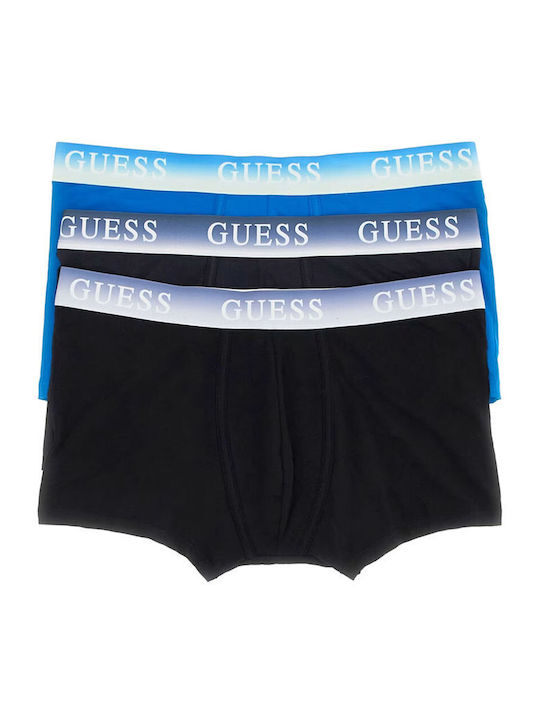 Joe Herren Boxershorts Black, Blue 3Packung
