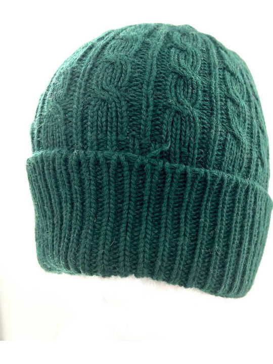 Beanie Unisex Beanie Gestrickt in Grün Farbe
