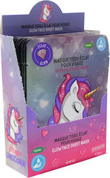 Лист маска за лице Unicorn Glow 1 бр