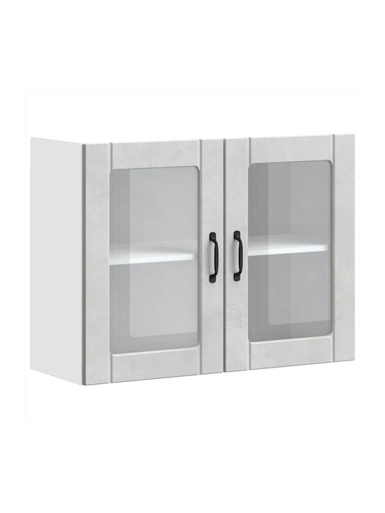 Lucca Cabinet Wall Grey 80x31x60pcs