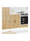 Lucca Ντουλάπι Νεροχύτη Artisan Oak 60x46x81.5εκ.
