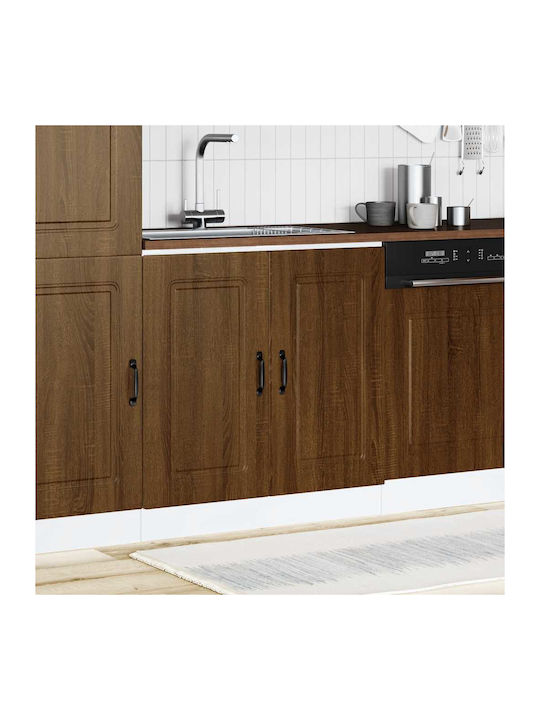 Kalmar Dulap pentru Chiuvetă Brown Oak 80x46x81...
