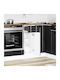 Lucca Dulap pentru Chiuvetă Negru 30x46x81.5buc