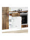 Lucca Spülbeckenschrank Smoked Oak 40x46x81.5cm