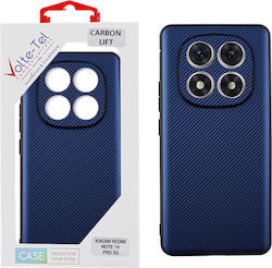 Volte-Tel Carbon Lift Задна корица Силикон Син ...