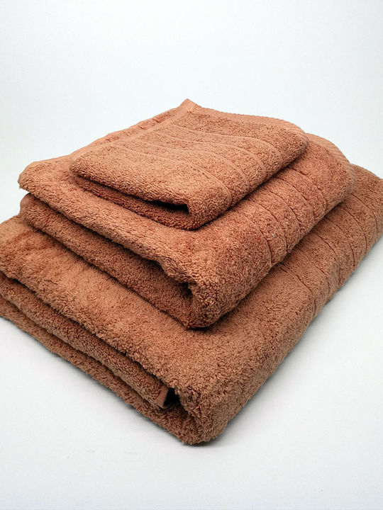 Bath Towel 600gsm 90x150 100% Cotton Salmon