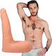 Doc Johnson Lucas Frost Realistic Ultraskyn Ρεαλιστικό Dildo με Όρχεις Flesh 18cm