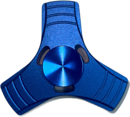 Fidget Spinner Blue 3 Leaves Μπλε Σπίνερ