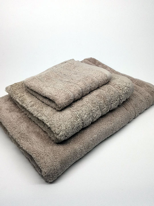 Handtuch 30x50 600gsm 100% Baumwolle Beige