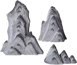 Stânci Artificiale Ascuțite Gri Set/3 90x20x110 63x18x76 70x15x41cm 04-23825