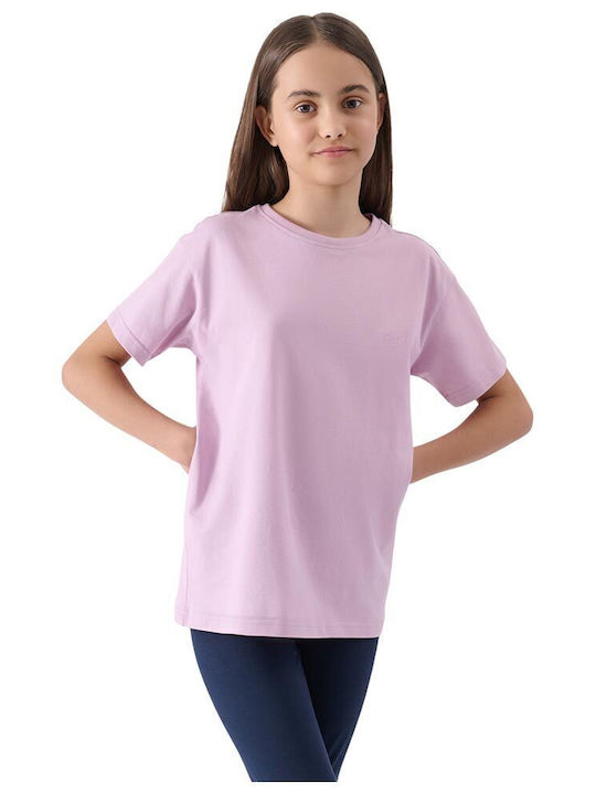 4F Παιδικό T-shirt Ροζ