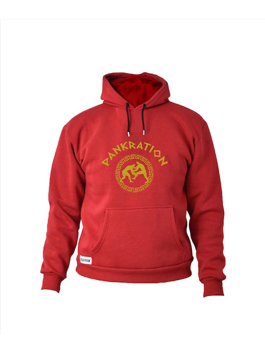 FightFlix Sweatshirt with Hood Red