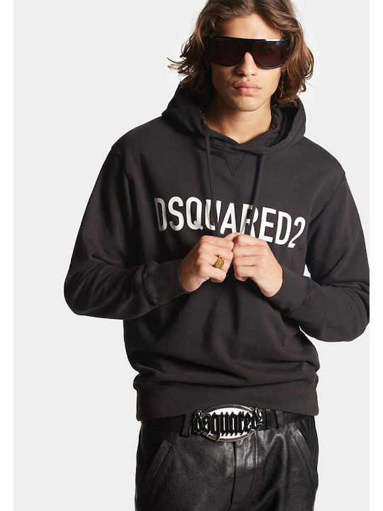 Sweatshirt with Hood Black