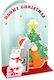 Legami Christmas Pop-up Greeting Card Meowy Chr...
