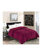 Silk Fashion Duvet Cover Queen 220x240cm Braid Bordeaux 780 GSMGsm