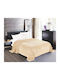Silk Fashion Braid Κουβέρτα Fleece Μονή 160x220εκ. Ivory