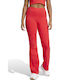 Essentials Training Damen Lang Leggings Hohe Taille Rote