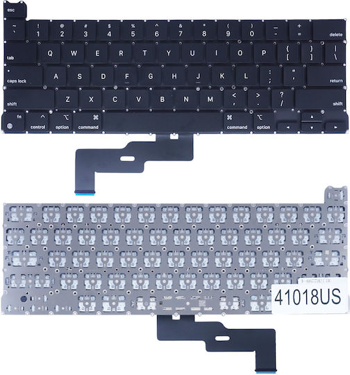 Tastatură Laptop Apple Macbook Pro Retina 13 M1 A2338 Myda2ll/a Myd82ll/a Mydc2ll/a Myd92ll/a Emc 3578 Anul 2020 Us Fără Ramă Negru Cod 41018us