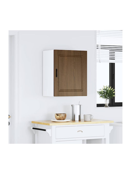 Porto Cabinet Wall Brown Oak 50x31x60pcs