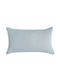 Bed&Bath Διακοσμητική Μαξιλαροθήκη από 100% Βαμβάκι Aqua 30x50εκ.