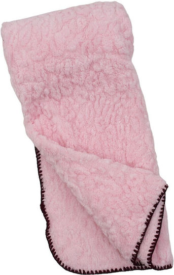 Kamtex Baby Pătură Pepinieră Swaddling pături Fleece Roz 90x105cm