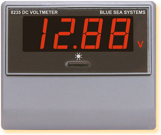 Blue Sea Systems Car Voltmeter Digital Instrument