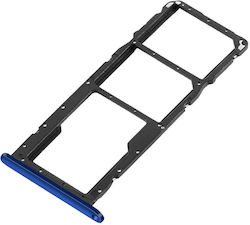 Tavă Cartelă Sim Clappio Honor 8x Dual Nano Sim Micro-sd Albastru