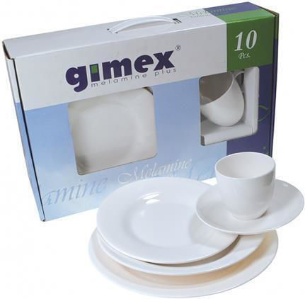 Gimex White Porcelain Dinnerware Set 20pcs