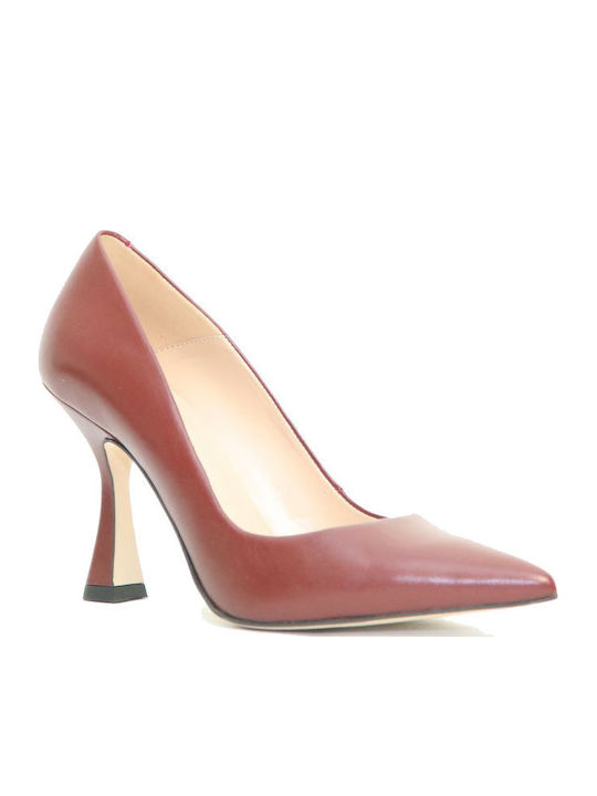 Fardoulis Leather Pointed Toe Stiletto Burgundy...