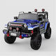 Wrangler Rubicon Doppelsitzer mit Fernbedienung 12 Volt Blau