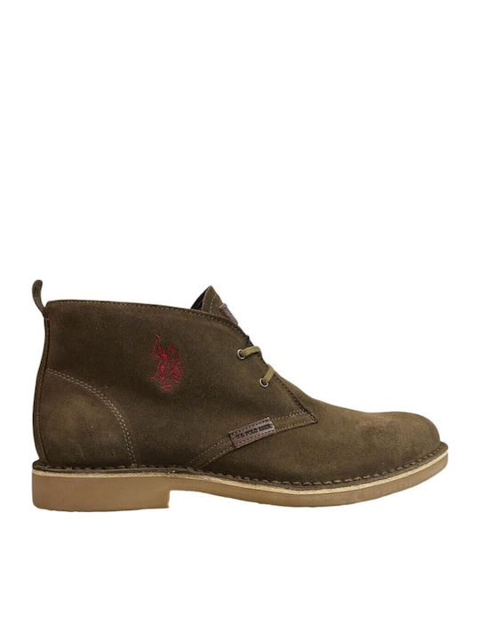 Wildleder Khaki Herrenstiefel