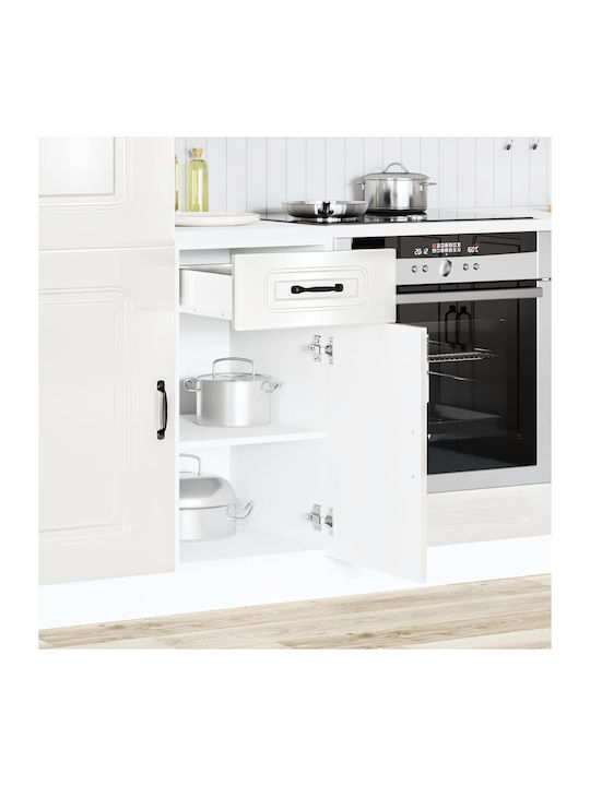 Kalmar Kitchen Base Cabinet Processed Wood Whit...