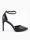 Heels with Strap Black
