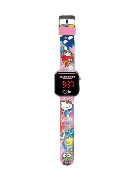 Hello Kitty Παιδικό Ρολόι 30mm Πολύχρωμο
