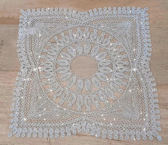 Set de 2 șervețele din sfoară 40x40 cm