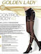 Control Body Women's Pantyhose 40 Den Tightening Black