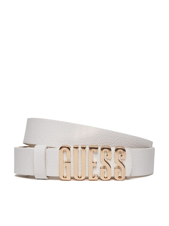 Guess Damen Gürtel Weiß