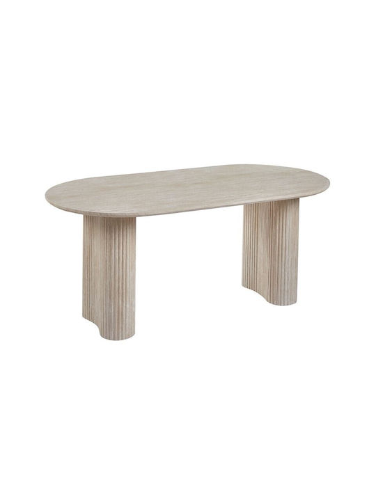 Diaz Τραπέζι Τραπεζαρίας Μdf Απόχρωση Natural Stone 180x90x76cm