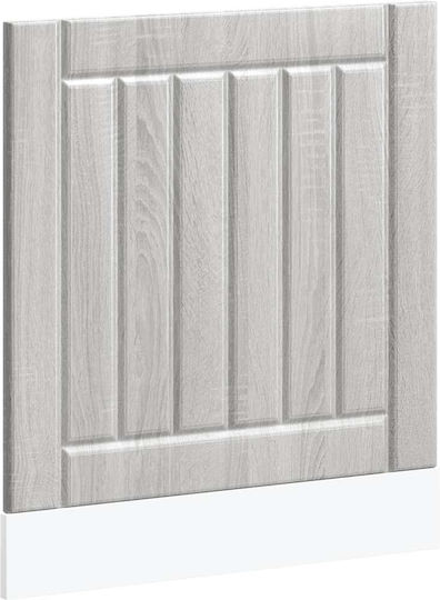 Lucca Dishwasher Panel Grey Sonoma Grey 60 X 1.5 X 67 Cm