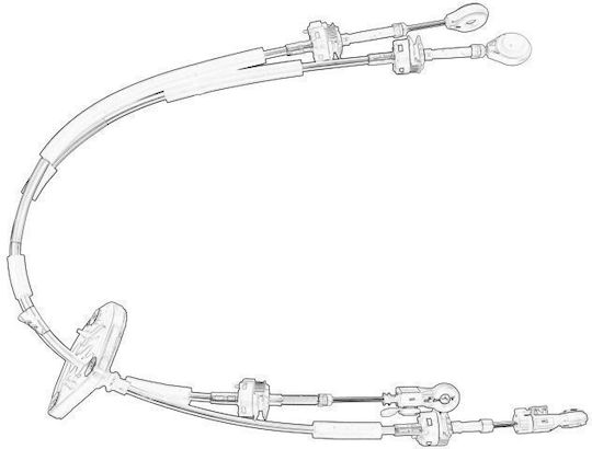 Schaltseil Fiat Panda 0.9/1.2 02.12 Antriebssystem Manuelles Getriebe