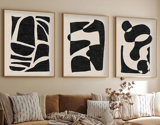 24Mall Threefold Painting Wooden 50x70cm