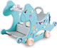 Fabric Rocking Toy Horse Blue