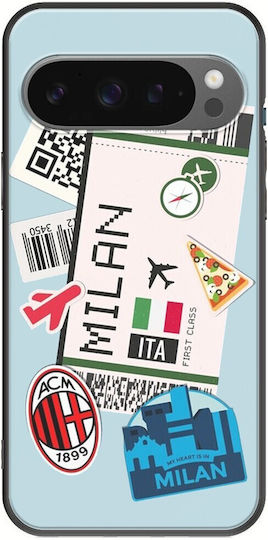 Ticket To Milan Google Pixel 9 Pro 5g Black TPU Black Silicone