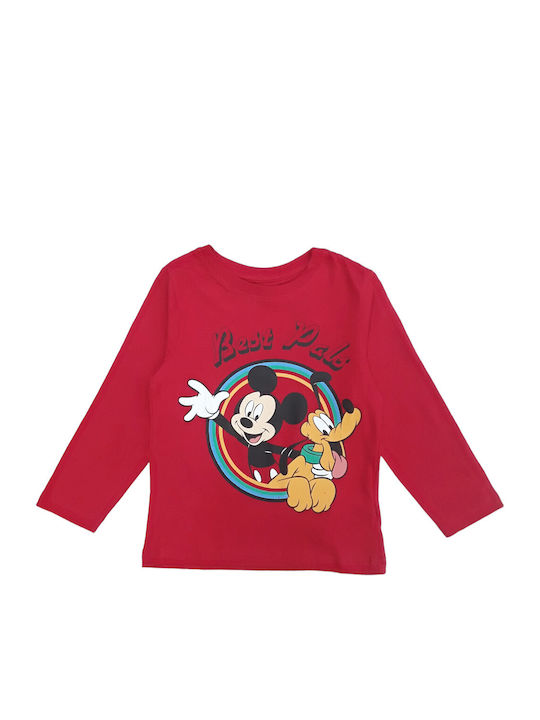 Disney Children's Blouse Long Sleeve Red