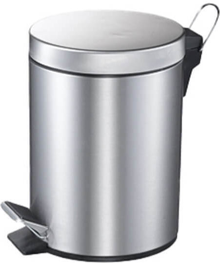 Διανομική Inox Καλαθάκι Μπάνιου Soft Close 12lt Ασημί