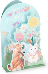Legami Ευχετήρια Κάρτα Pop-up Birthday Kitty