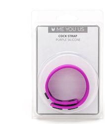 Me You Us Purple Silicone Cock Strap